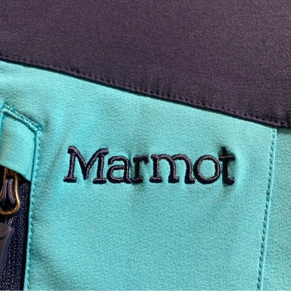 Marmot Women's Estes M3 Softshell Full Zip Jacket - Medium (Blue) - Picture 4 of 11